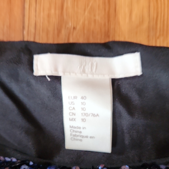 H&M Blue Sequin Skirt - Picture 2 of 5